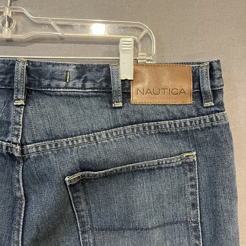 Nautica J-Class Jeans Mens‎ Size *38x29 Blue Relaxed Fit Denim Pants Preppy